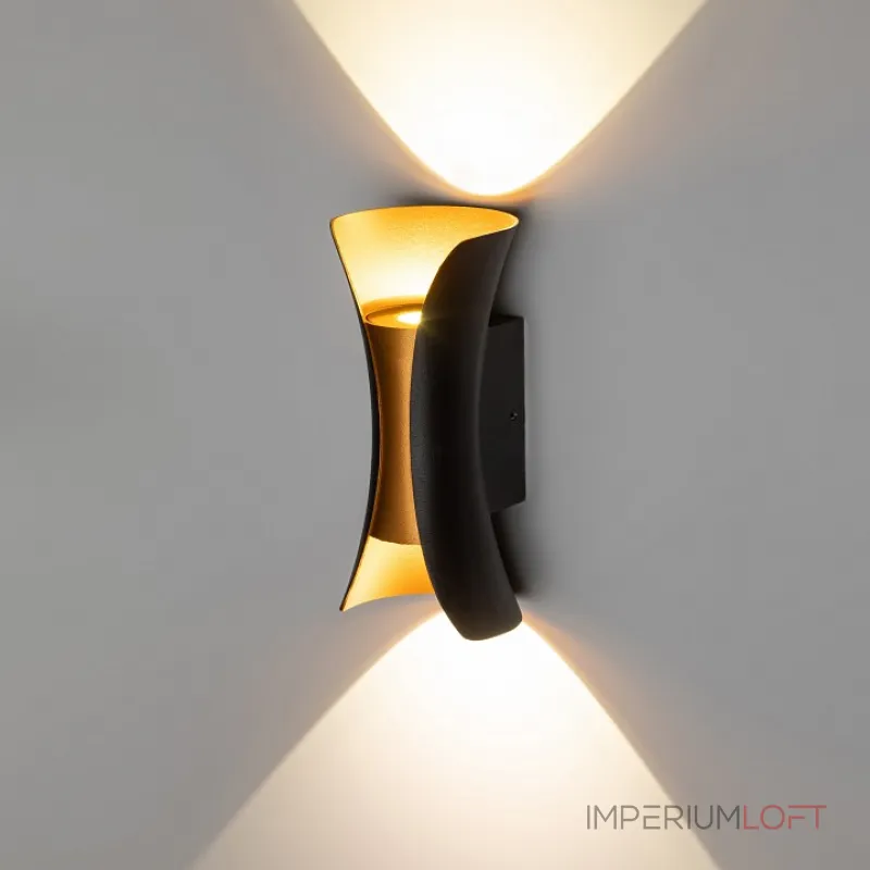 Накладной светильник Эра WL42 BK+GD Б0054420 от ImperiumLoft Накладной светильник Эра WL42 BK+GD Б0054420 от ImperiumLoft