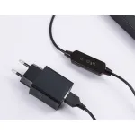 Светильник светодиодный напольный RGB с пультом FL8022 BK черный LED 15W RGB D32*1250 (ПДУ РАДИО 2.4G) от NovaLamp