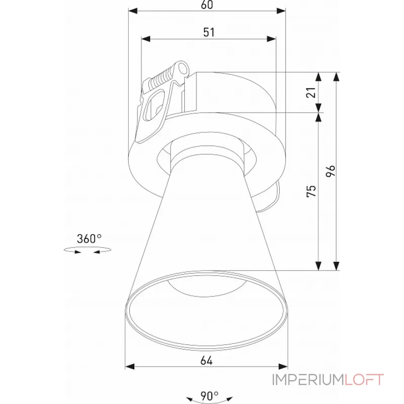 Встраиваемый светильник Elektrostandard Bell 25097/LED 8W 3000K белый от ImperiumLoft Встраиваемый светильник Elektrostandard Bell 25097/LED 8W 3000K белый от ImperiumLoft