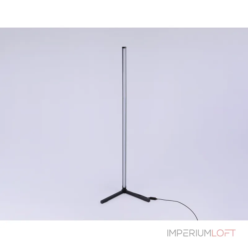 Светильник светодиодный напольный RGB с пультом FL8022 BK черный LED 15W RGB D32*1250 (ПДУ РАДИО 2.4G) от NovaLamp