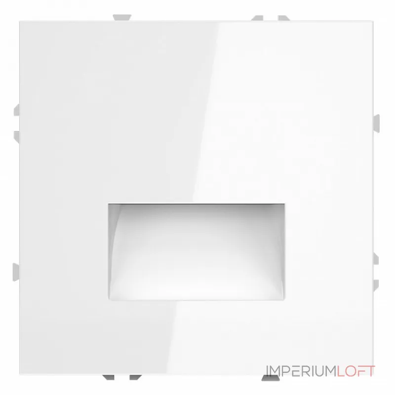 Подсветка светодиодная встраиваемая S70 (белый глянцевый) Voltum VLS070601