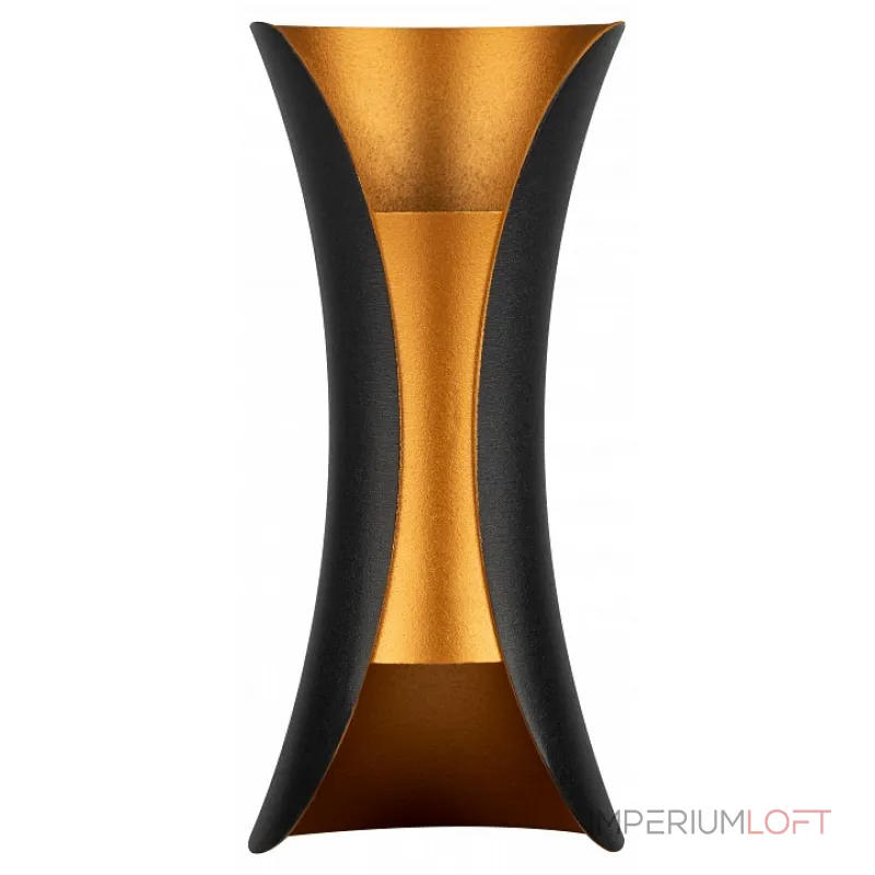 Накладной светильник Эра WL42 BK+GD Б0054420 от ImperiumLoft Накладной светильник Эра WL42 BK+GD Б0054420 от ImperiumLoft