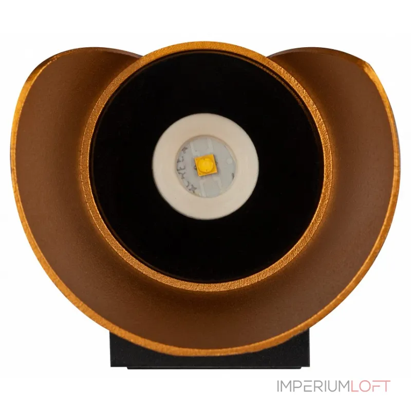 Накладной светильник Эра WL42 BK+GD Б0054420 от ImperiumLoft Накладной светильник Эра WL42 BK+GD Б0054420 от ImperiumLoft