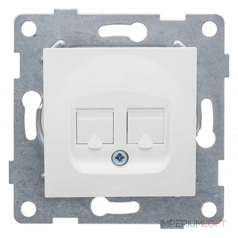 Розетка телефонная RJ-12 без рамки Gusi Electric UGRA С11Т1-001 от ImperiumLoft Розетка телефонная RJ-12 без рамки Gusi Electric UGRA С11Т1-001 от ImperiumLoft