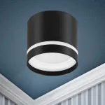 Накладной светильник Эра OL9 GX53 BK/WH Б0048542 от ImperiumLoft