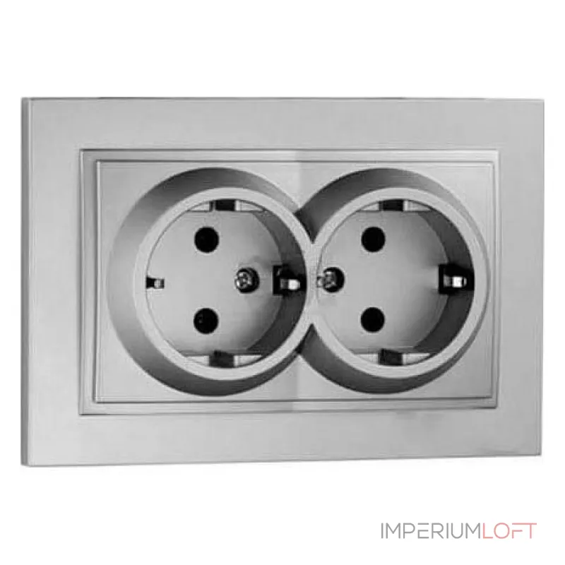 Розетка двойная с заземлением Mono Electric Despina 102-212104-120 от ImperiumLoft Розетка двойная с заземлением Mono Electric Despina 102-212104-120 от ImperiumLoft