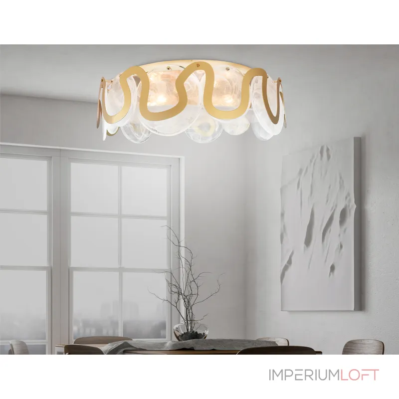 Потолочная люстра TR5327/6 GD/FR золото/белый матовый E14/6 max 40W D606*230 от ImperiumLoft Потолочная люстра TR5327/6 GD/FR золото/белый матовый E14/6 max 40W D606*230 от ImperiumLoft