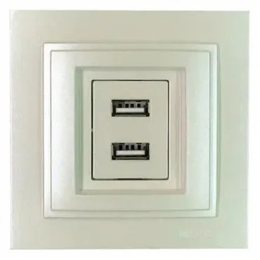 Розетка USB Mono Electric Despina 102-252505-178 Розетка USB Mono Electric Despina 102-252505-178