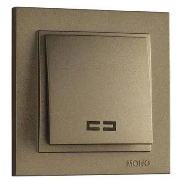 Выключатель одноклавишный с подсветкой Mono Electric Despina 102-232325-101 Выключатель одноклавишный с подсветкой Mono Electric Despina 102-232325-101
