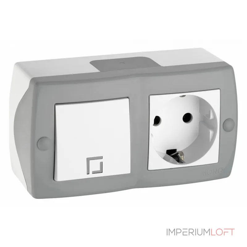 Блок с розеткой и выключателем Mono Electric Octans IP20 104-020001-180 от ImperiumLoft Блок с розеткой и выключателем Mono Electric Octans IP20 104-020001-180 от ImperiumLoft