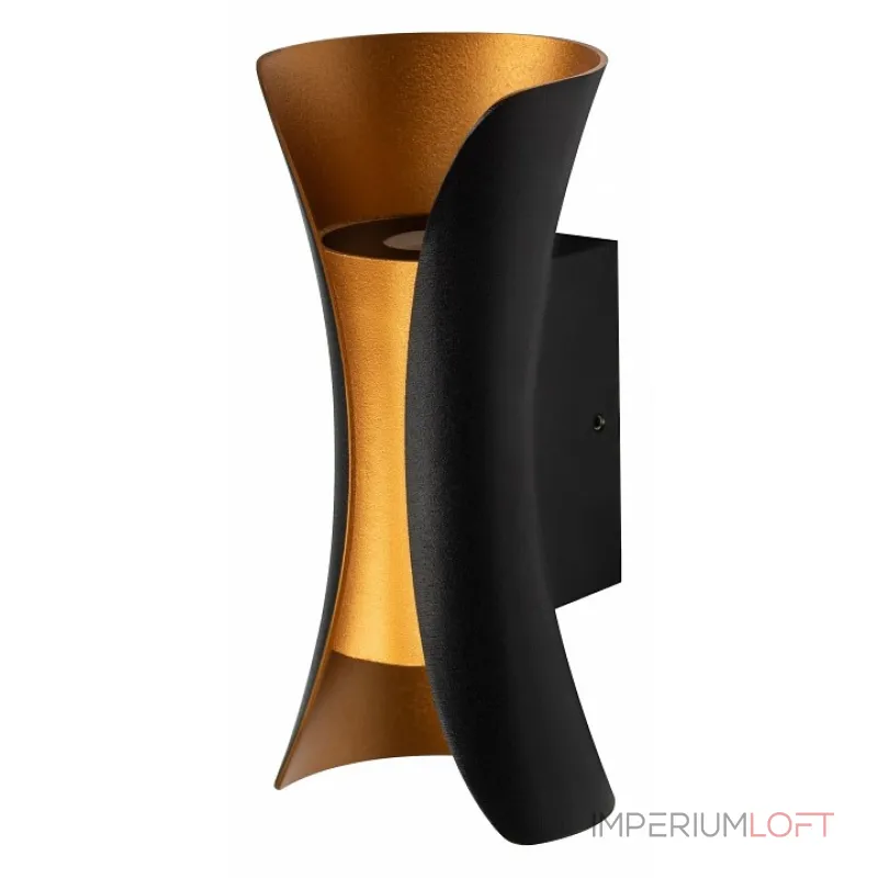 Накладной светильник Эра WL42 BK+GD Б0054420 от ImperiumLoft Накладной светильник Эра WL42 BK+GD Б0054420 от ImperiumLoft