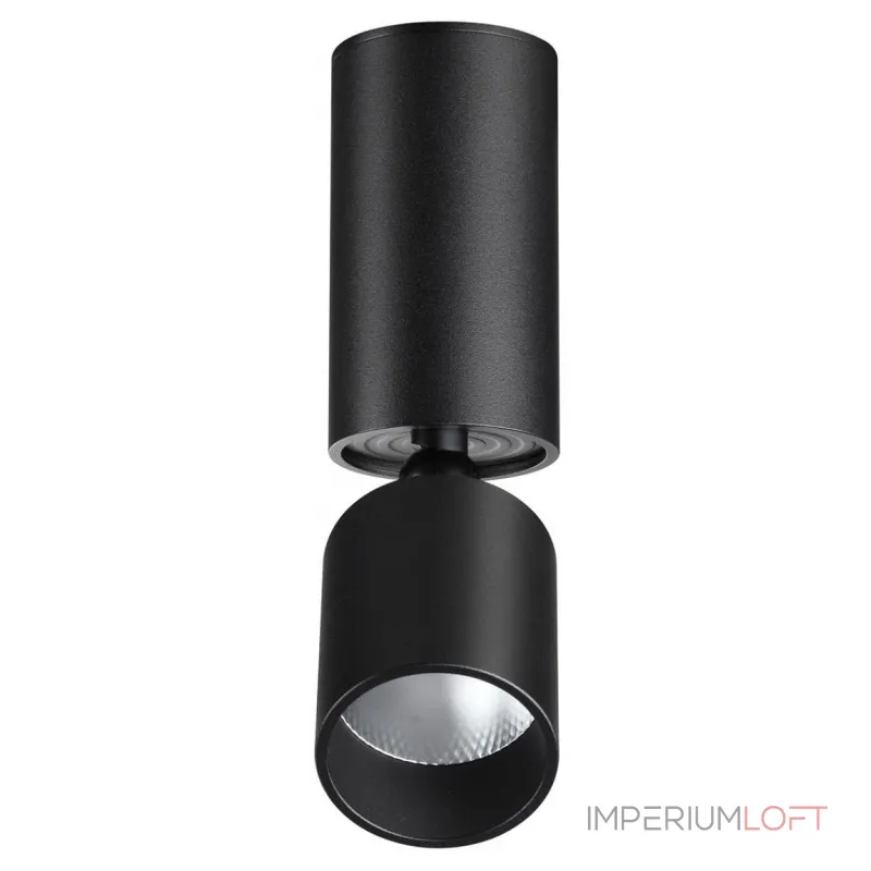 Светильник накладной светодиодный IP20 LED 10W 85-265V 3000K 1100Лм TUBO 359317 OVER NT24 000 Черный от ImperiumLoft