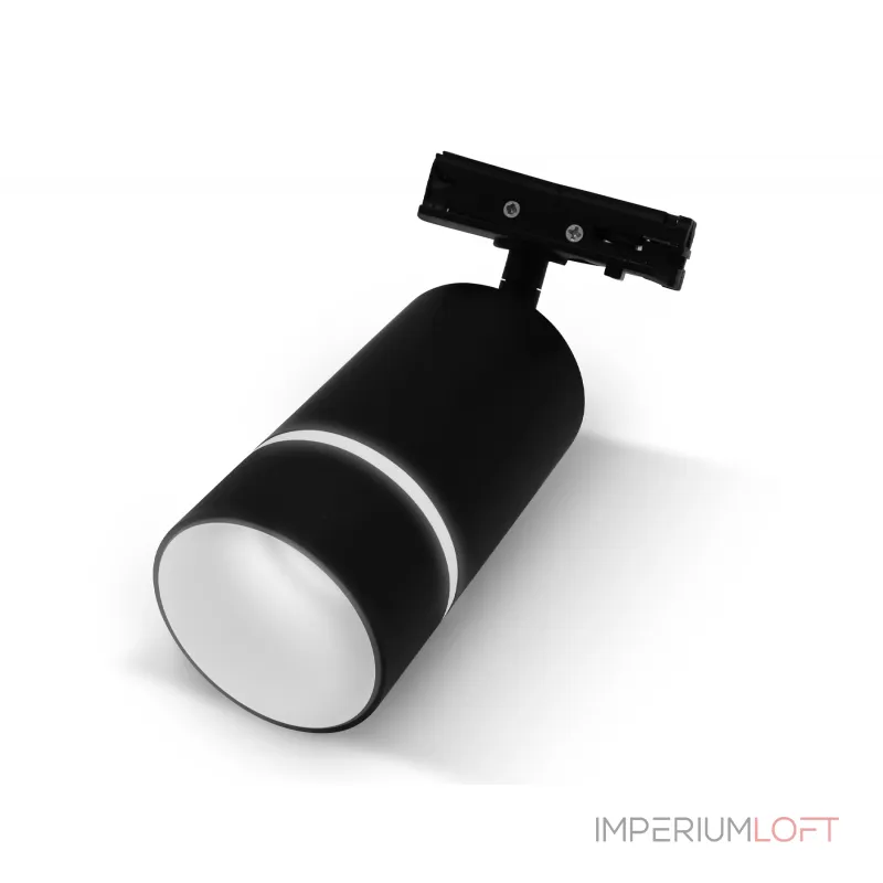 Трековый однофазный светильник GL5214 SBK черный песок GU10 max 12W от NovaLamp