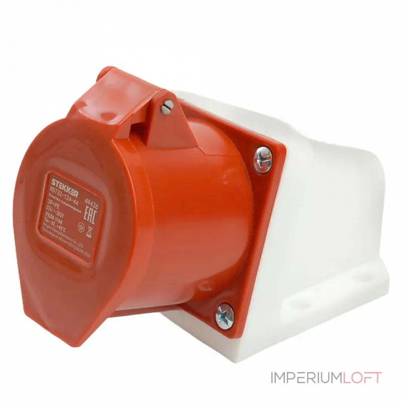 Розетка переносная разборная 2P+PE с крышкой Stekker ST 49436 от ImperiumLoft Розетка переносная разборная 2P+PE с крышкой Stekker ST 49436 от ImperiumLoft