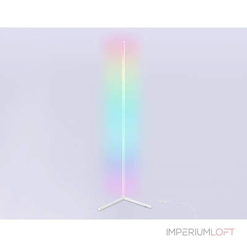 Светильник светодиодный напольный RGB с пультом FL8025 WH белый LED 20W RGB D32*1650 (ПДУ РАДИО 2.4G) от NovaLamp