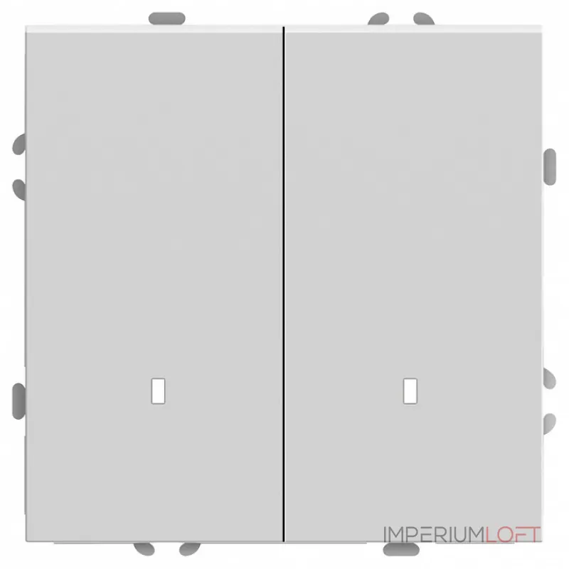 Выключатель двухклавишный с подсветкой без рамки Stekker RSW10-5102-01 49864 от ImperiumLoft Выключатель двухклавишный с подсветкой без рамки Stekker RSW10-5102-01 49864 от ImperiumLoft