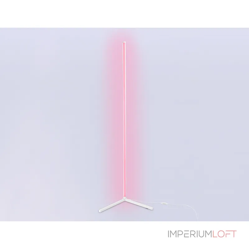 Светильник светодиодный напольный RGB с пультом FL8025 WH белый LED 20W RGB D32*1650 (ПДУ РАДИО 2.4G) от NovaLamp