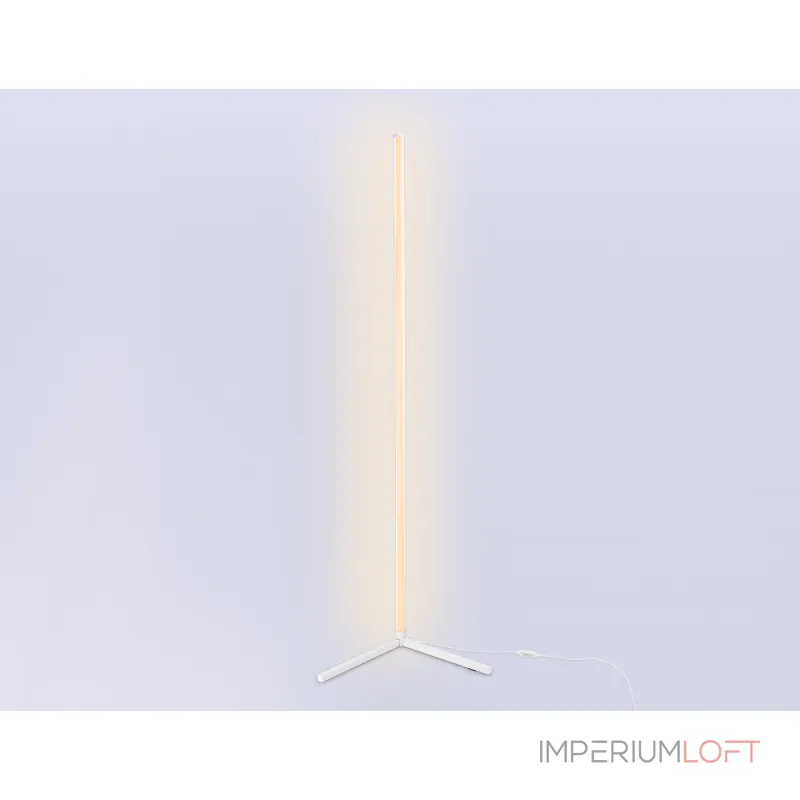 Светильник светодиодный напольный RGB с пультом FL8025 WH белый LED 20W RGB D32*1650 (ПДУ РАДИО 2.4G) от NovaLamp