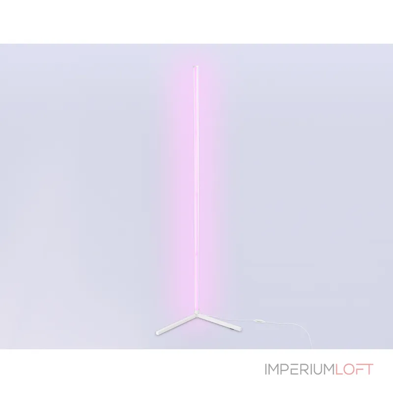 Светильник светодиодный напольный RGB с пультом FL8025 WH белый LED 20W RGB D32*1650 (ПДУ РАДИО 2.4G) от NovaLamp