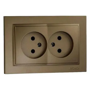 Розетка двойная Mono Electric Despina 102-232305-121 Розетка двойная Mono Electric Despina 102-232305-121