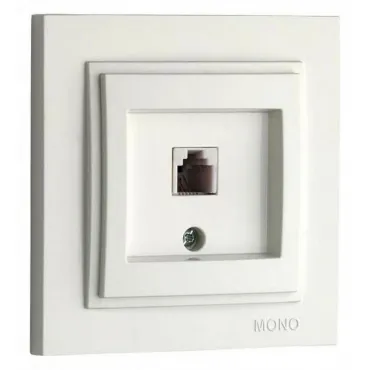 Розетка телефонная RJ-11 Mono Electric Despina 102-010005-124