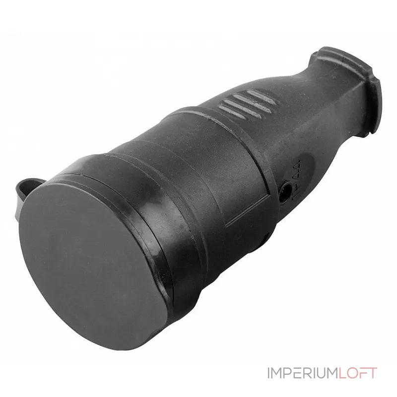 Розетка переносная разборная с заземлением и крышкой Stekker Одри 32751 от ImperiumLoft