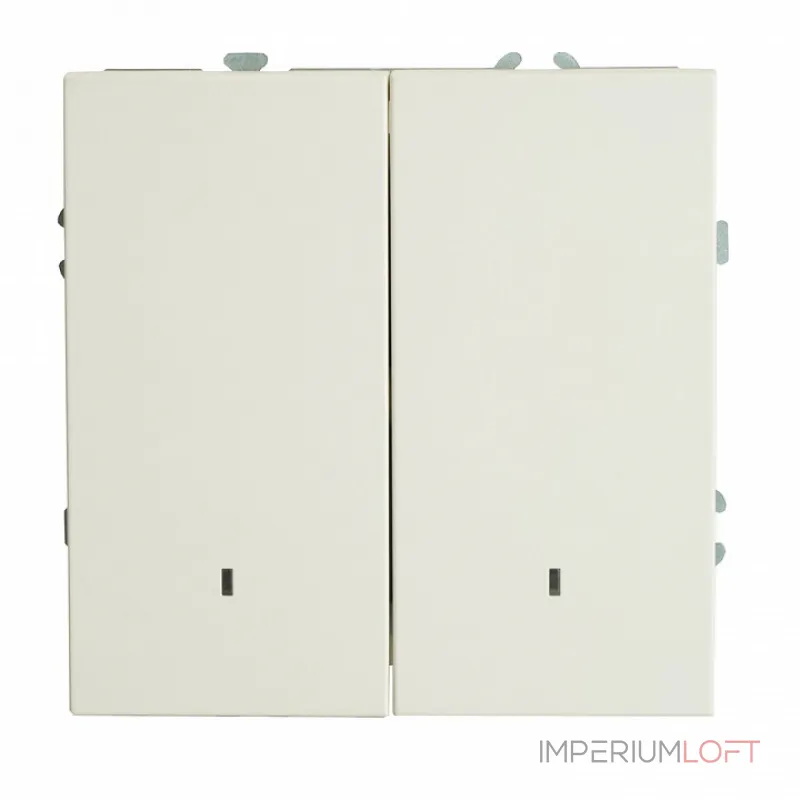 Выключатель двухклавишный с подсветкой без рамки Stekker RSW10-5102-01 49864 от ImperiumLoft Выключатель двухклавишный с подсветкой без рамки Stekker RSW10-5102-01 49864 от ImperiumLoft