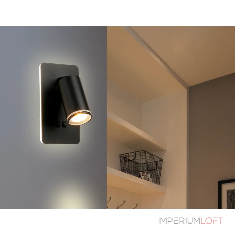 Светильник настенный FW2466 BK черный LED 4200K 9W 185*105*150 от NovaLamp