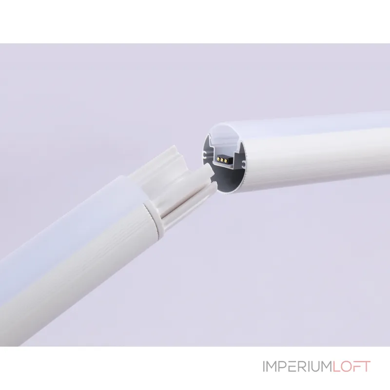 Светильник светодиодный напольный RGB с пультом FL8025 WH белый LED 20W RGB D32*1650 (ПДУ РАДИО 2.4G) от NovaLamp