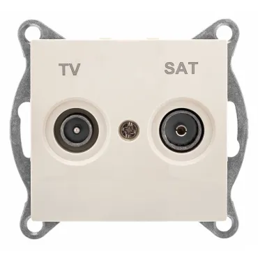 ТВ-розетка и SAT-розетка оконечная без рамки Gusi Electric BRAVO С10TS1-003 ТВ-розетка и SAT-розетка оконечная без рамки Gusi Electric BRAVO С10TS1-003