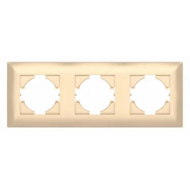 Рамка на 3 поста Gusi Electric BRAVO С1030-027 Рамка на 3 поста Gusi Electric BRAVO С1030-027