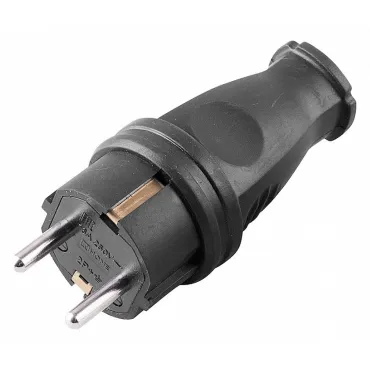 Вилка прямая с заземлением Stekker Одри 32748 Вилка прямая с заземлением Stekker Одри 32748