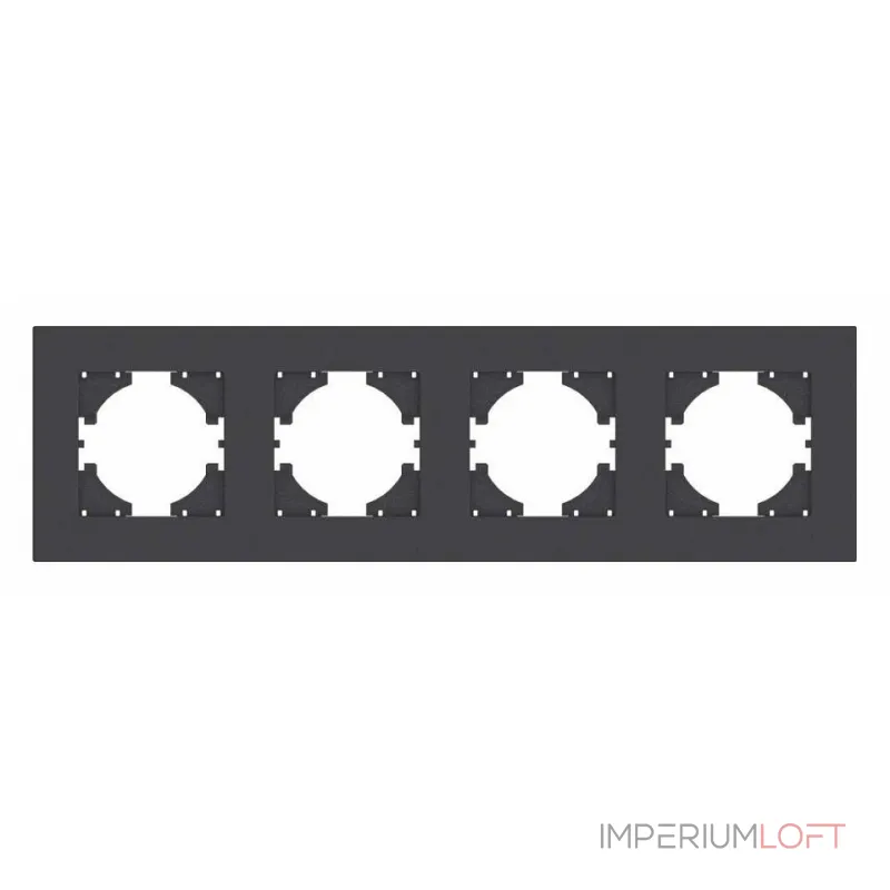 Рамка на 4 поста Gusi Electric CITY С1114-010 от ImperiumLoft