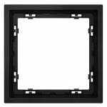 Рамка пластиковая S70 на 1 пост (черный матовый) Voltum VLS100108