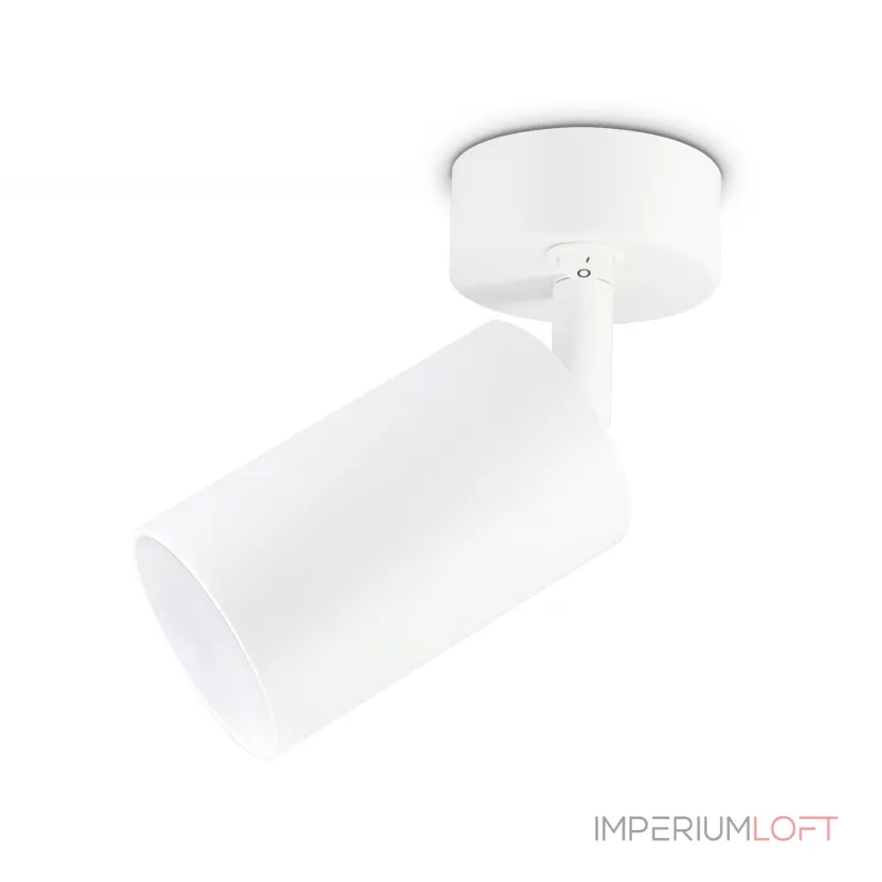 Накладной спот с выключателем TA126 WH белый GU10 max 12W D70*164*D55 от NovaLamp