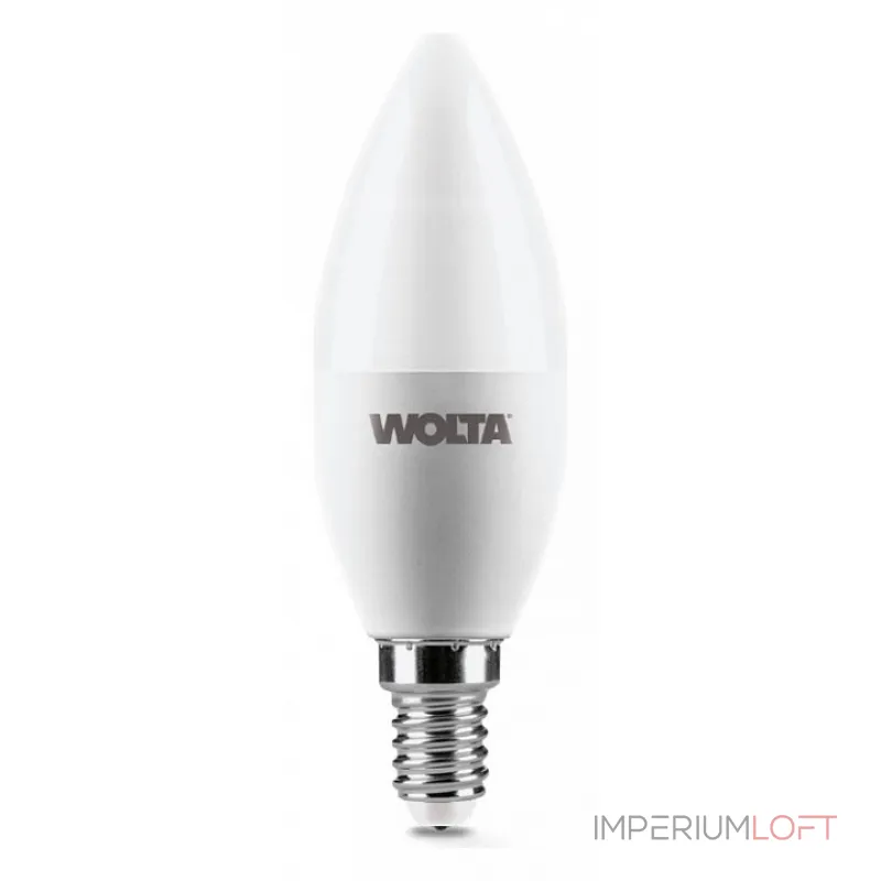 Лампа светодиодная Wolta E14 12Вт 6500K 25WC12E14 от ImperiumLoft