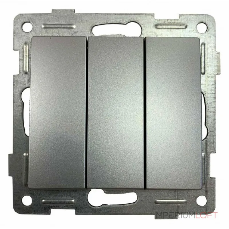 Выключатель трехклавишный без рамки Gusi Electric BRAVO С10В3-004 от ImperiumLoft Выключатель трехклавишный без рамки Gusi Electric BRAVO С10В3-004 от ImperiumLoft