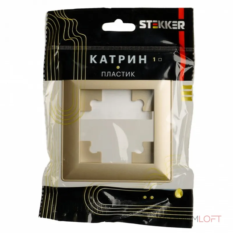Рамка на 1 пост Stekker PFR00-7001-08 49606 от ImperiumLoft Рамка на 1 пост Stekker PFR00-7001-08 49606 от ImperiumLoft