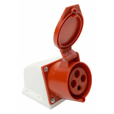 Розетка переносная разборная 2P+PE с крышкой Stekker ST 49436