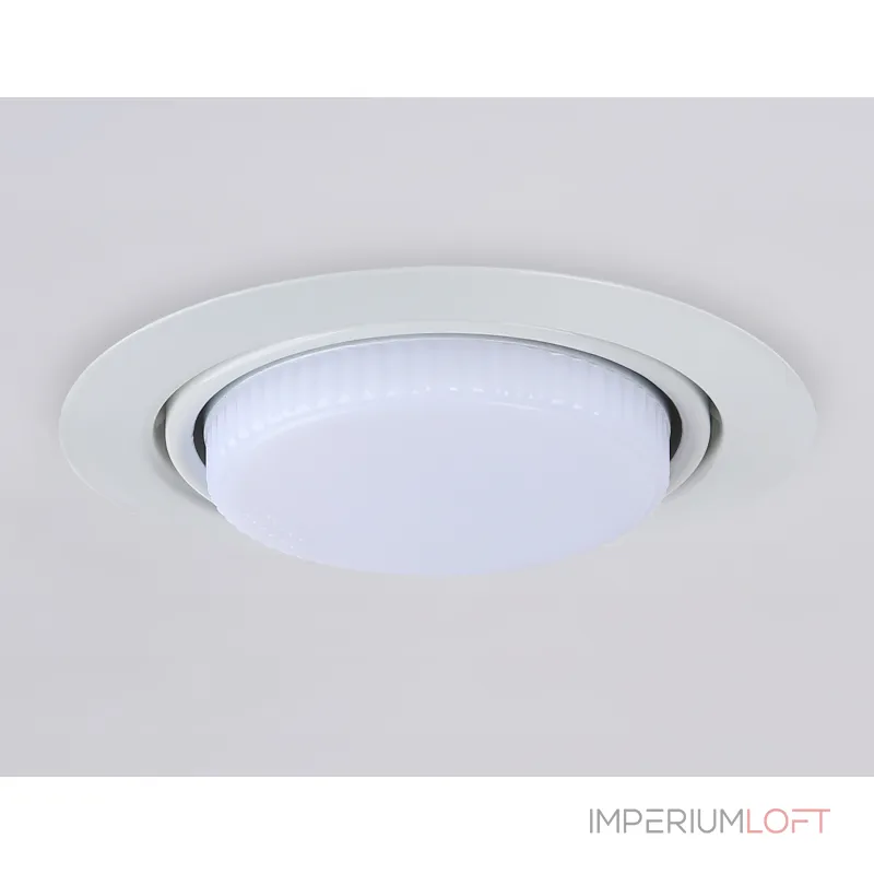 Светильник встраиваемый G10122 WH белый GX53 max 12W D120*48 от NovaLamp Светильник встраиваемый G10122 WH белый GX53 max 12W D120*48 от NovaLamp