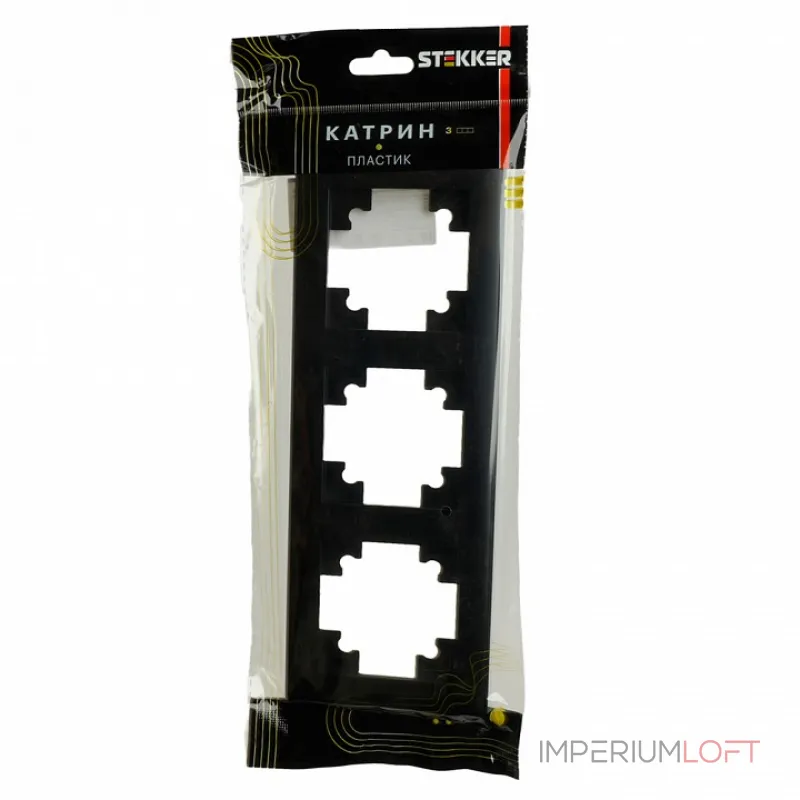 Рамка на 3 поста Stekker PFR00-7003-05 39814 от ImperiumLoft Рамка на 3 поста Stekker PFR00-7003-05 39814 от ImperiumLoft