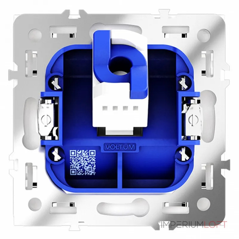 Розетка компьютерная встраиваемая S70 RJ45 кат.6 (белый матовый) Voltum VLS060102 Розетка компьютерная встраиваемая S70 RJ45 кат.6 (белый матовый) Voltum VLS060102
