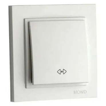Выключатель перекрестный одноклавишный Mono Electric Despina 102-010025-112