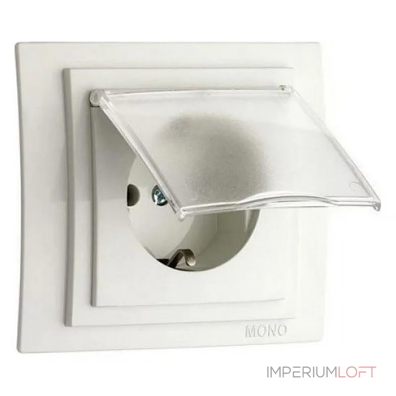 Розетка с заземлением с крышкой без рамки Mono Electric Despina / Larissa 500-000121-118 от ImperiumLoft Розетка с заземлением с крышкой без рамки Mono Electric Despina / Larissa 500-000121-118 от ImperiumLoft