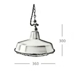 Подвесной светильник Metal Cage Cone Retro Color Light от ImperiumLoft