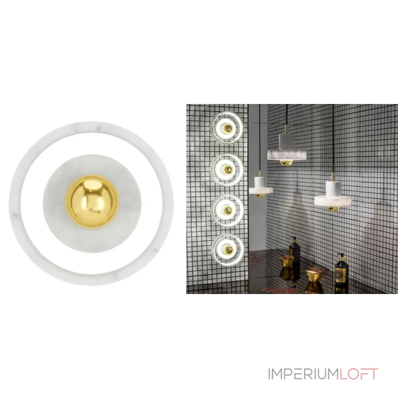 Бра Tom Dixon Stone Wall Lamp от ImperiumLoft