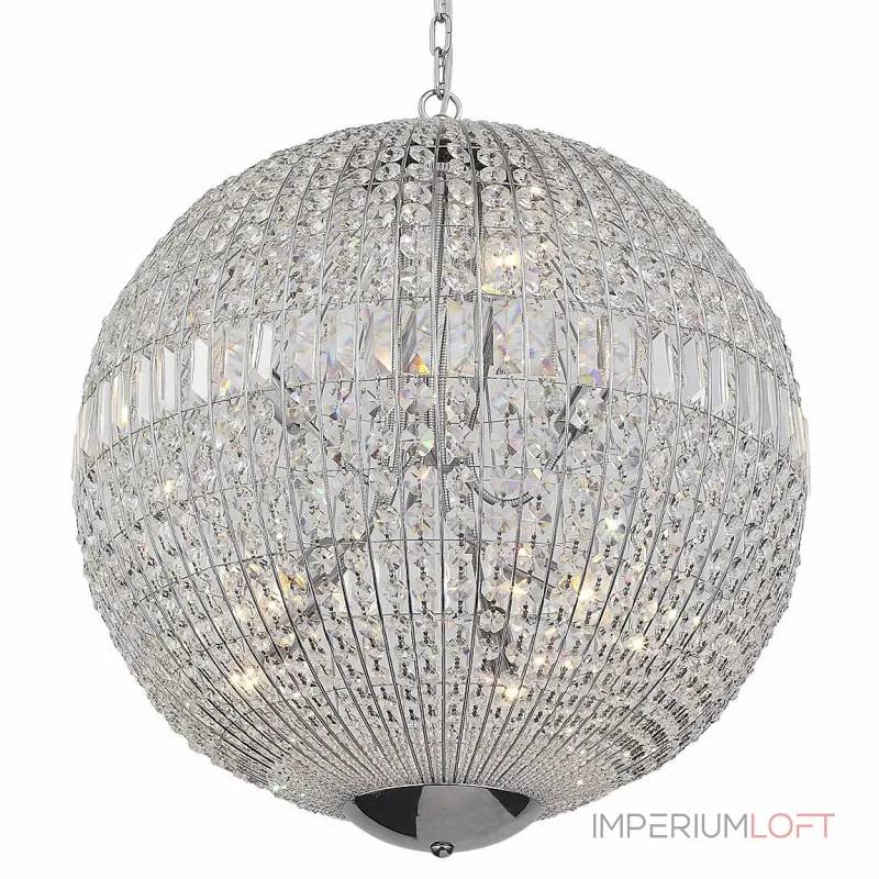 Подвесная люстра RH 19th c. Casbah Crystal Chrome