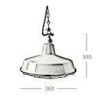 Подвесной светильник Metal Cage Cone Retro Color Light от ImperiumLoft
