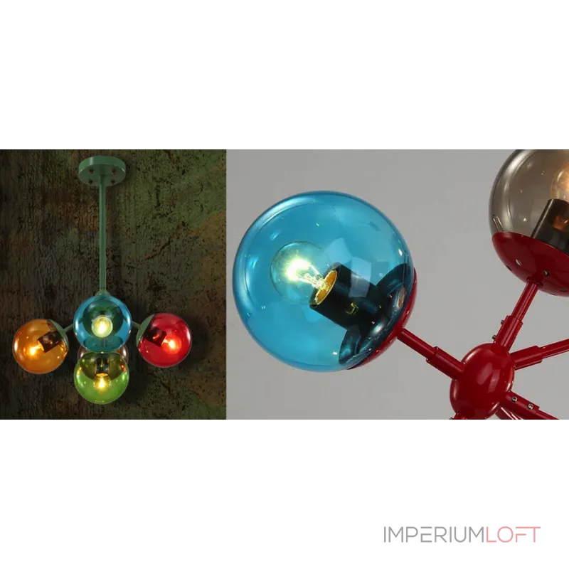 Люстра на штанге Modo Chandelier MultiColor Люстра на штанге Modo Chandelier MultiColor