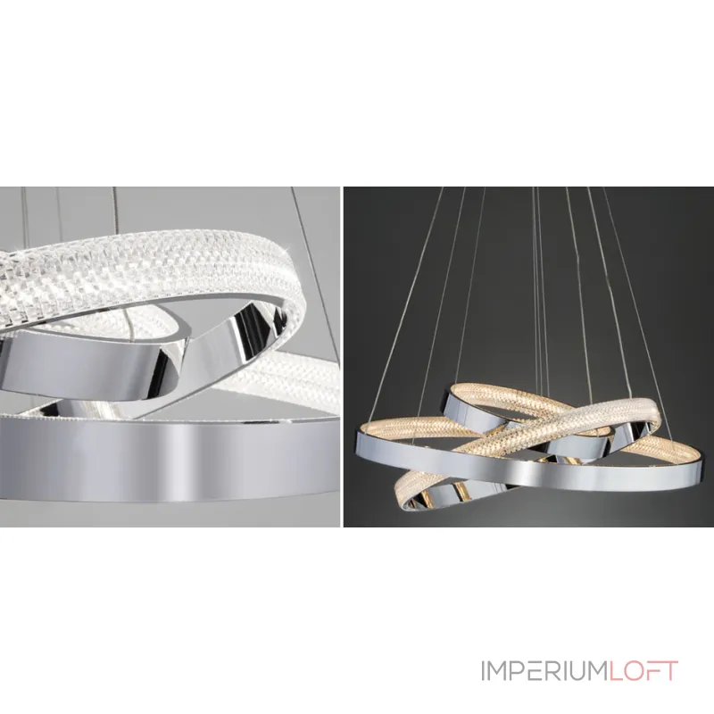 Подвесная люстра ORACLE 3 Rings Silver Подвесная люстра ORACLE 3 Rings Silver